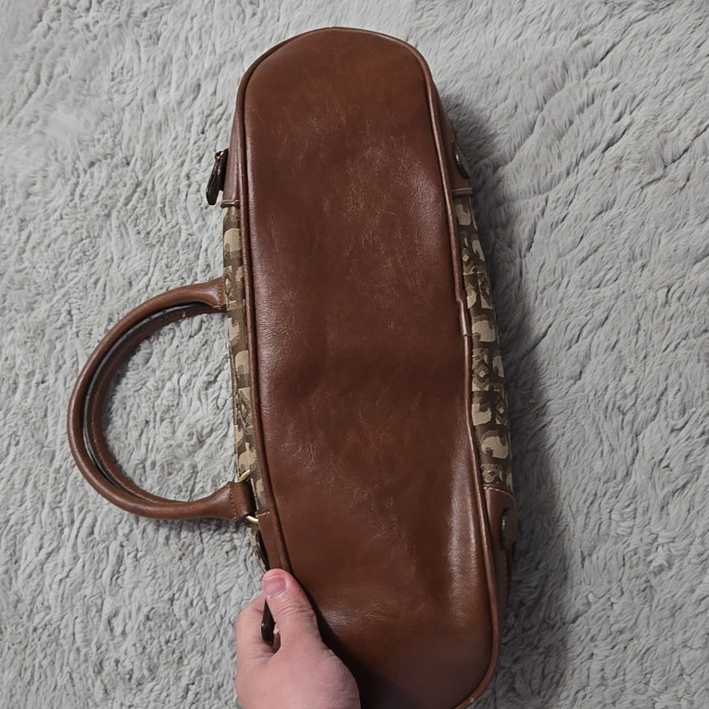 Rosetti Brown Monogram Handbag - image 4